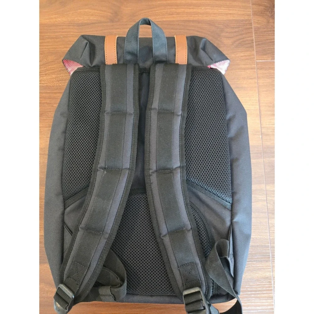 Herschel Supply Co Little America Backpack Black Tan‎ Laptop Sleeve Bag